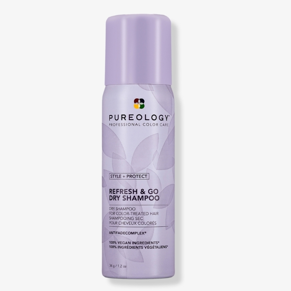 PUREOLOGY STYLE + PROTECT REFRESH & GO DRY SHAMPOO.
